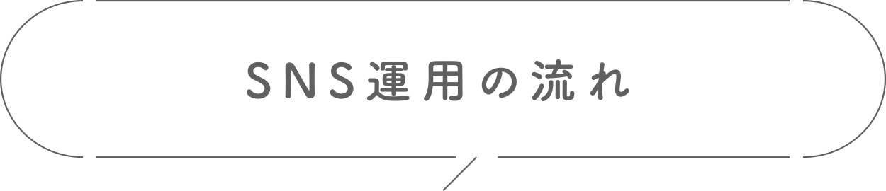 SNS運用の流れ