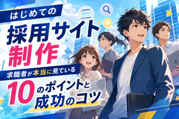 はじめての採用サイト(リクルートサイト)の作り方|天空広告